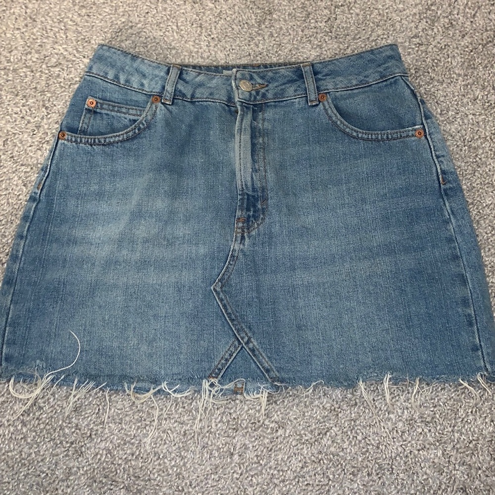 TopShop Jean Mini Skirt